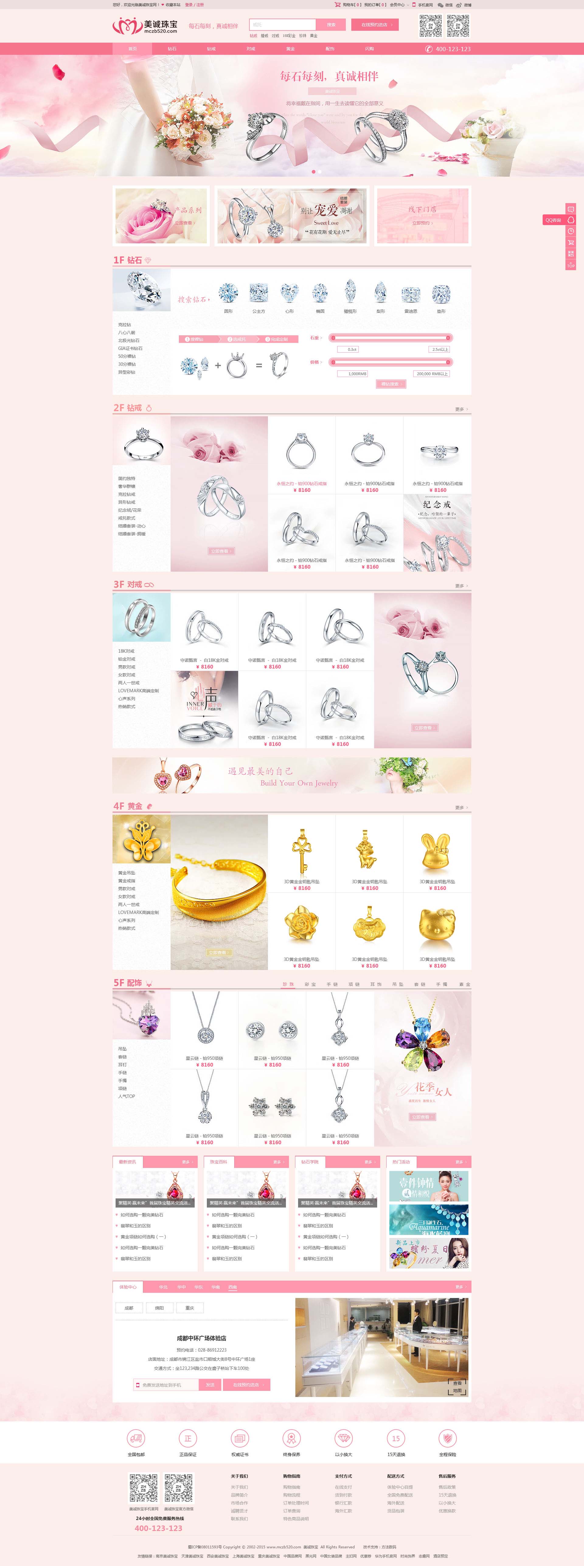 美誠珠寶-電商係統